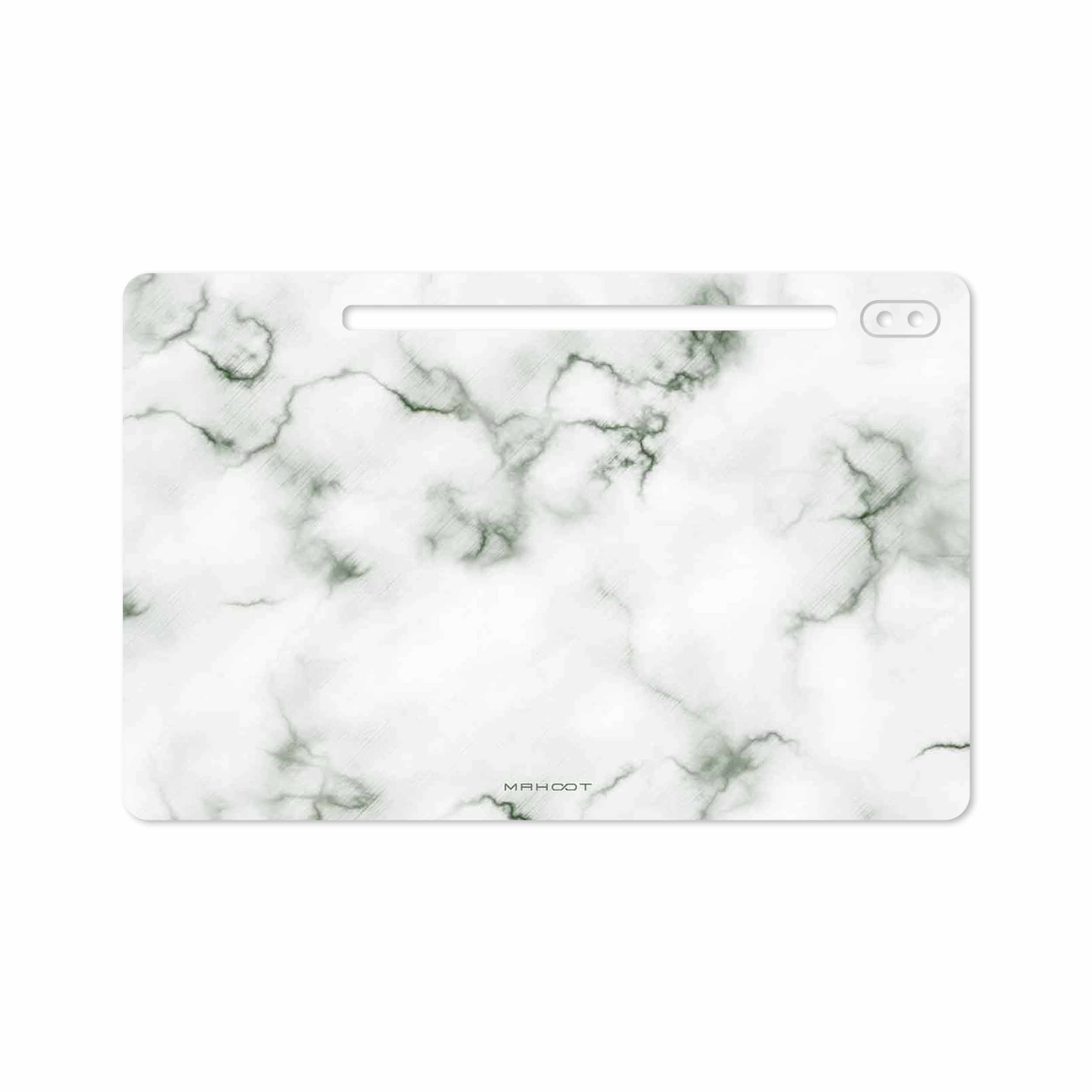 برچسب پوششی ماهوت مدل Blanco-Smoke-Marble مناسب برای تبلت سامسونگ Galaxy Tab S6 2019 SM-T865