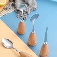 ست قاشق چنگال لبخند 4 تکه