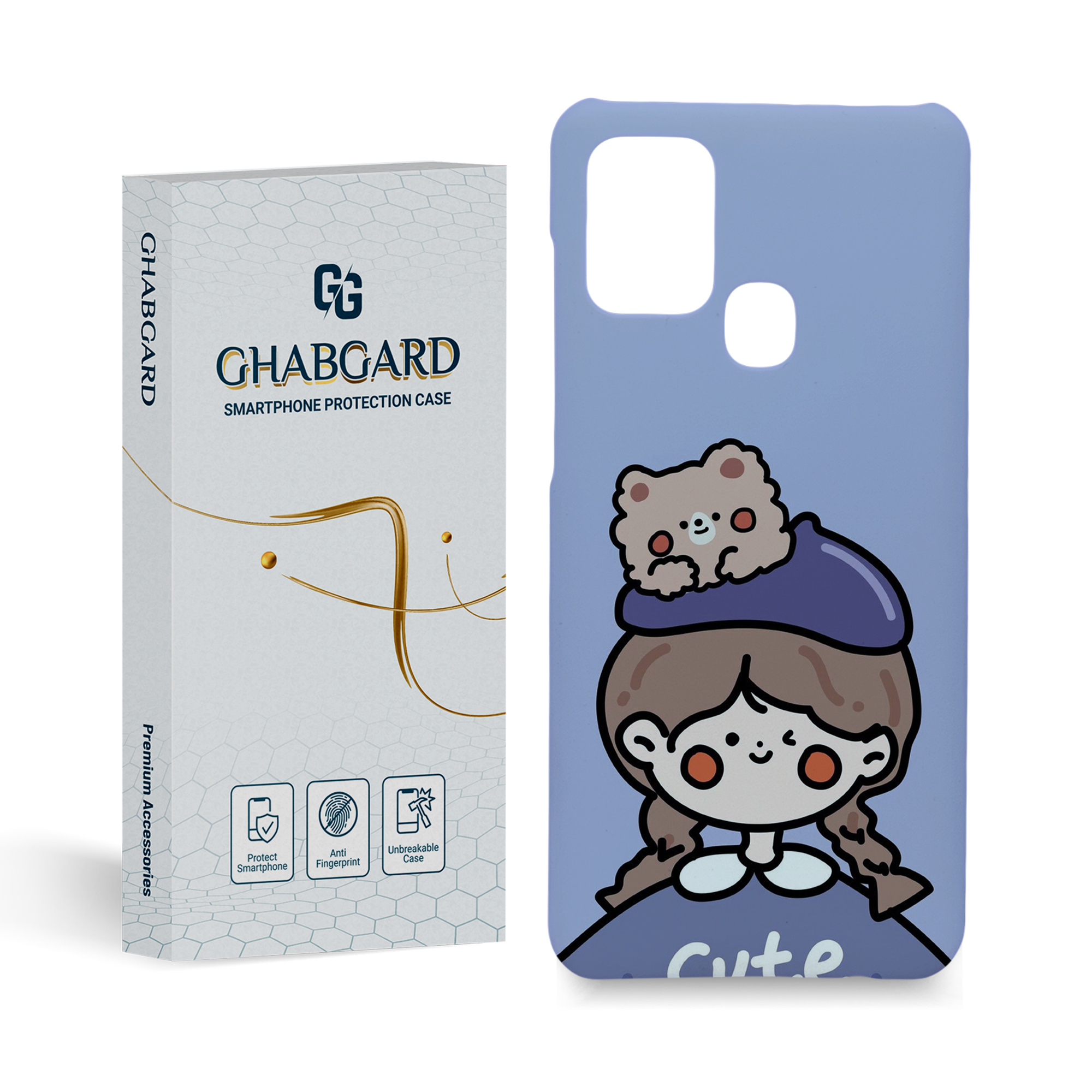 کاور قاب گارد مدل دخترانه مناسب برای گوشی موبایل سامسونگ galaxy a21s