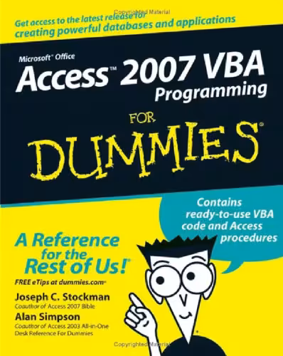 خرید و دانلود نسخه کامل کتاب Access 2007 VBA Programming For Dummies