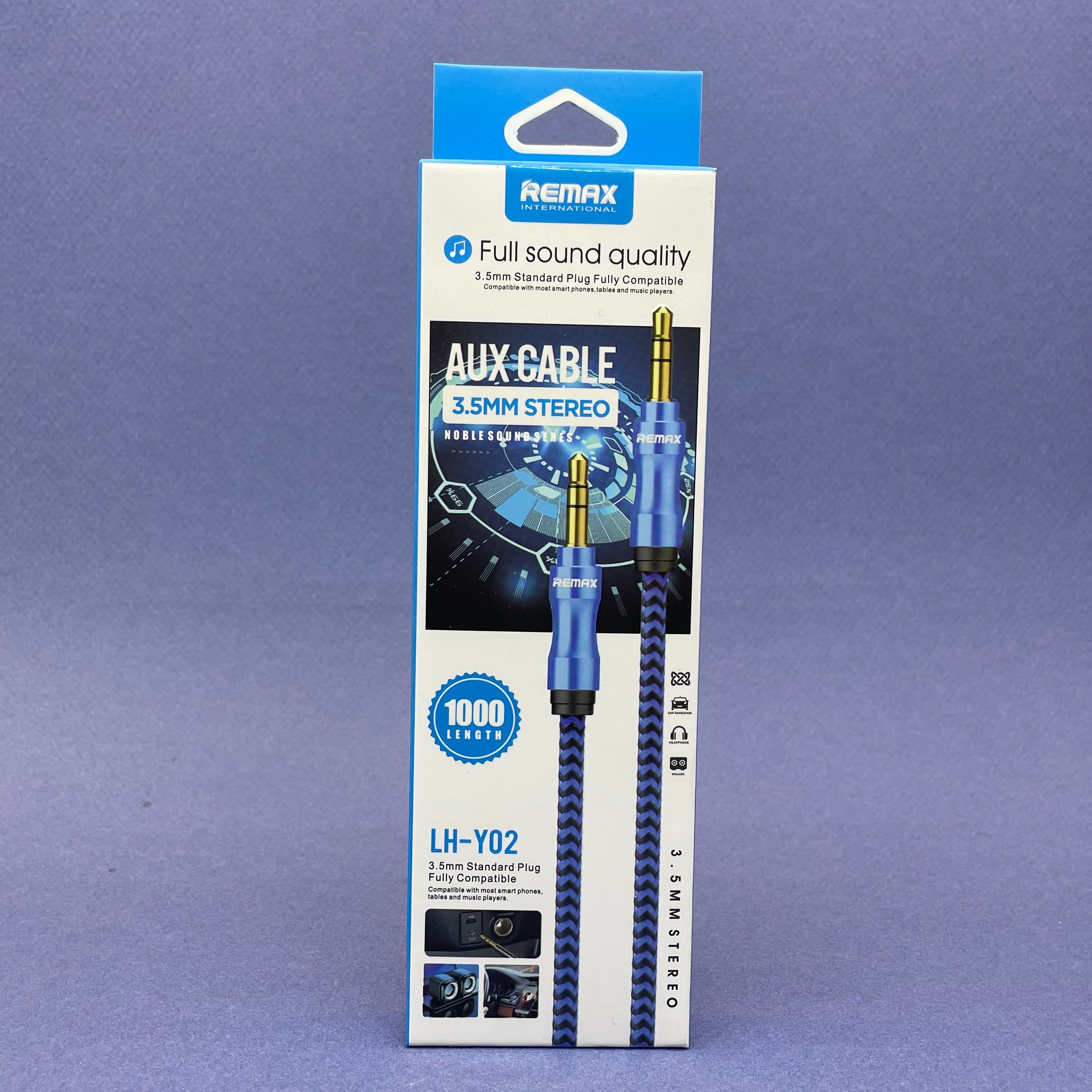 کابل صدا AUX کنفی 1 متری مدل Y02 AUX Cable ( های کپی درجه 1 )