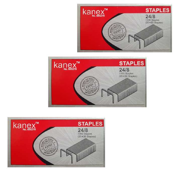 سوزن منگنه کانکس سایز 24/8 بسته 3000 عددی