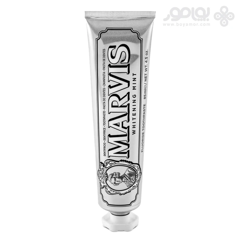 خمیر دندان سفید کننده مارویس مدل WHITENING MINT حجم 85 میل