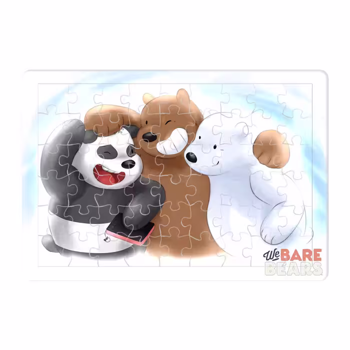 پازل 54 تکه طرح We Bare Bears مدل P0147