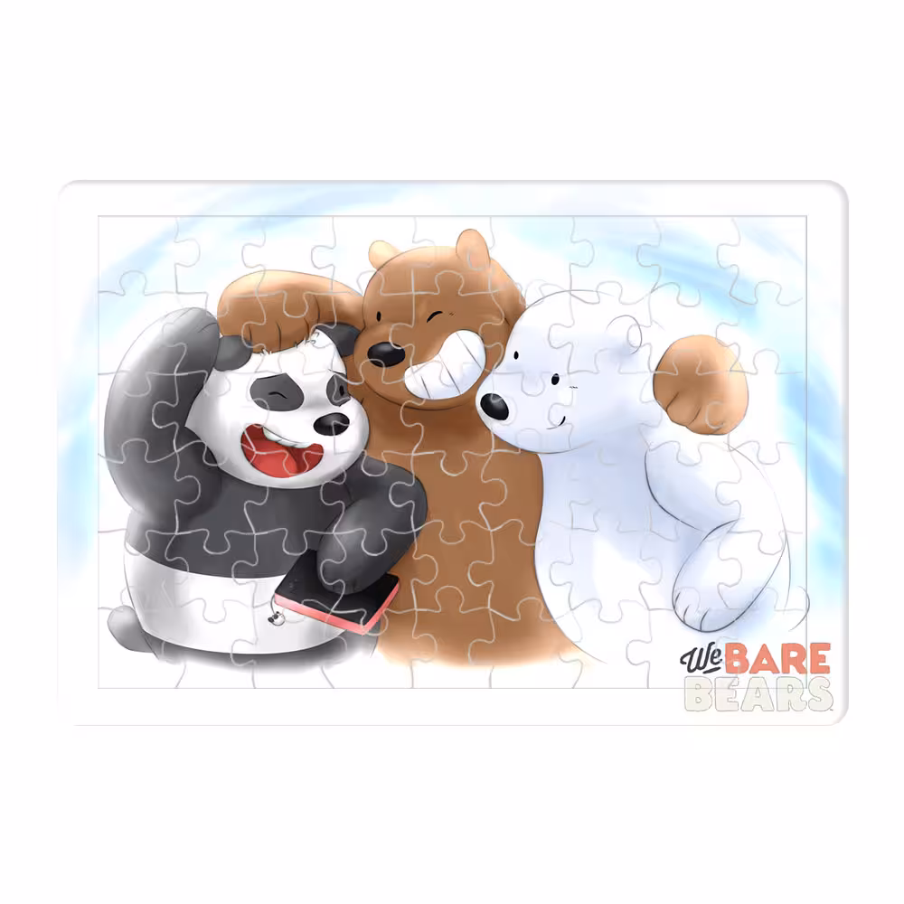 پازل 54 تکه طرح We Bare Bears مدل P0147