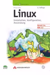 خرید و دانلود نسخه کامل کتاب Linux. Installation, Konfiguration, Anwendung