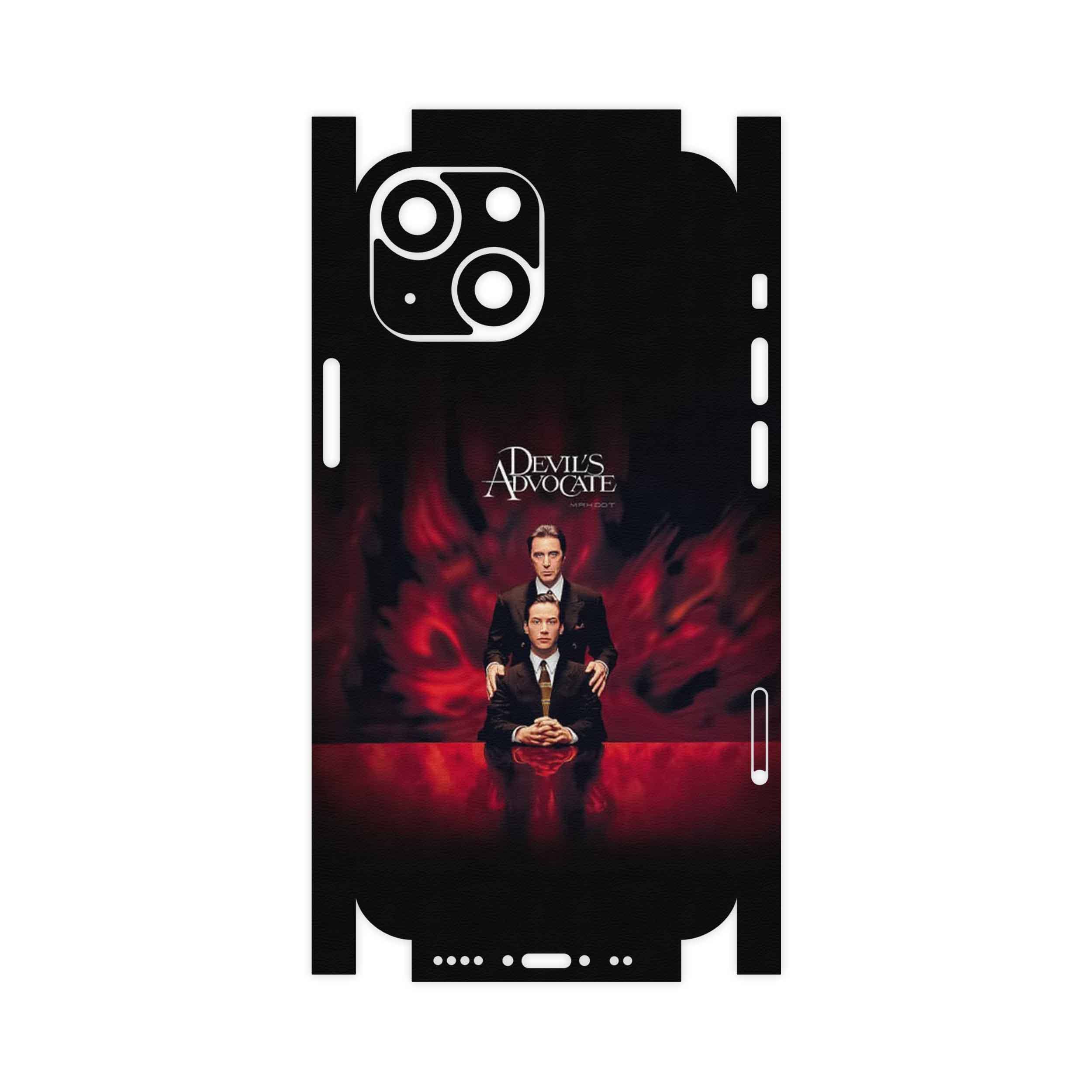 برچسب پوششی ماهوت مدل The Devils Advocate-FullSkin مناسب برای گوشی موبایل اپل iPhone 13 Mini