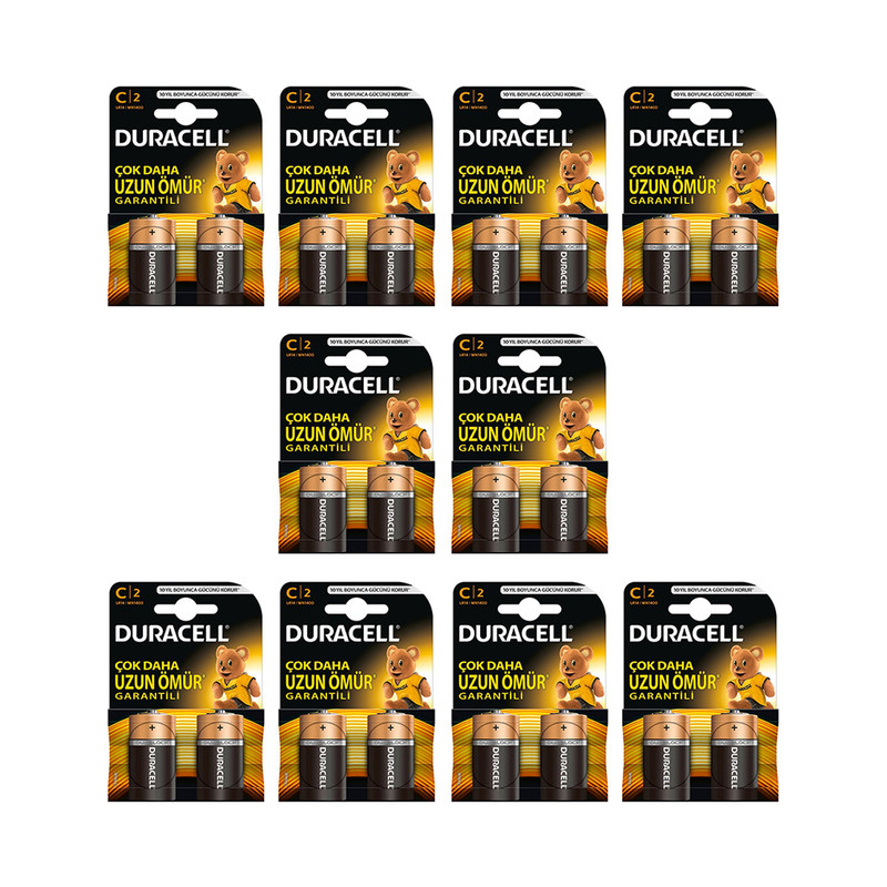باتری سایز C دوراسل مدل MN1400 بسته 20 عددی