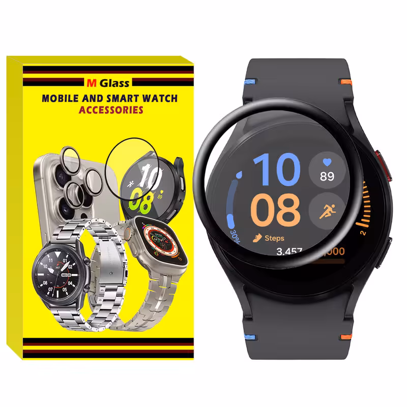 محافظ صفحه نمایش نانو ام‌گلس مدل Pmma-MG مناسب برای ساعت هوشمند سامسونگ Galaxy Watch FE | کالا برتری