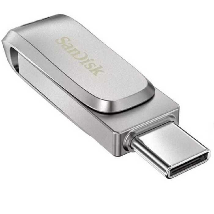 فلش مموری سن دیسک مدل Ultra dual drive luxe ظرفیت 128 گیگابایت | کالا مکس