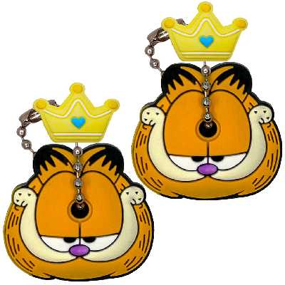 کاور کلید مدل Garfield T04 به همراه آویز مجموعه 2 عددی