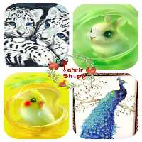 نقاشی باالماس طرح حیوانات