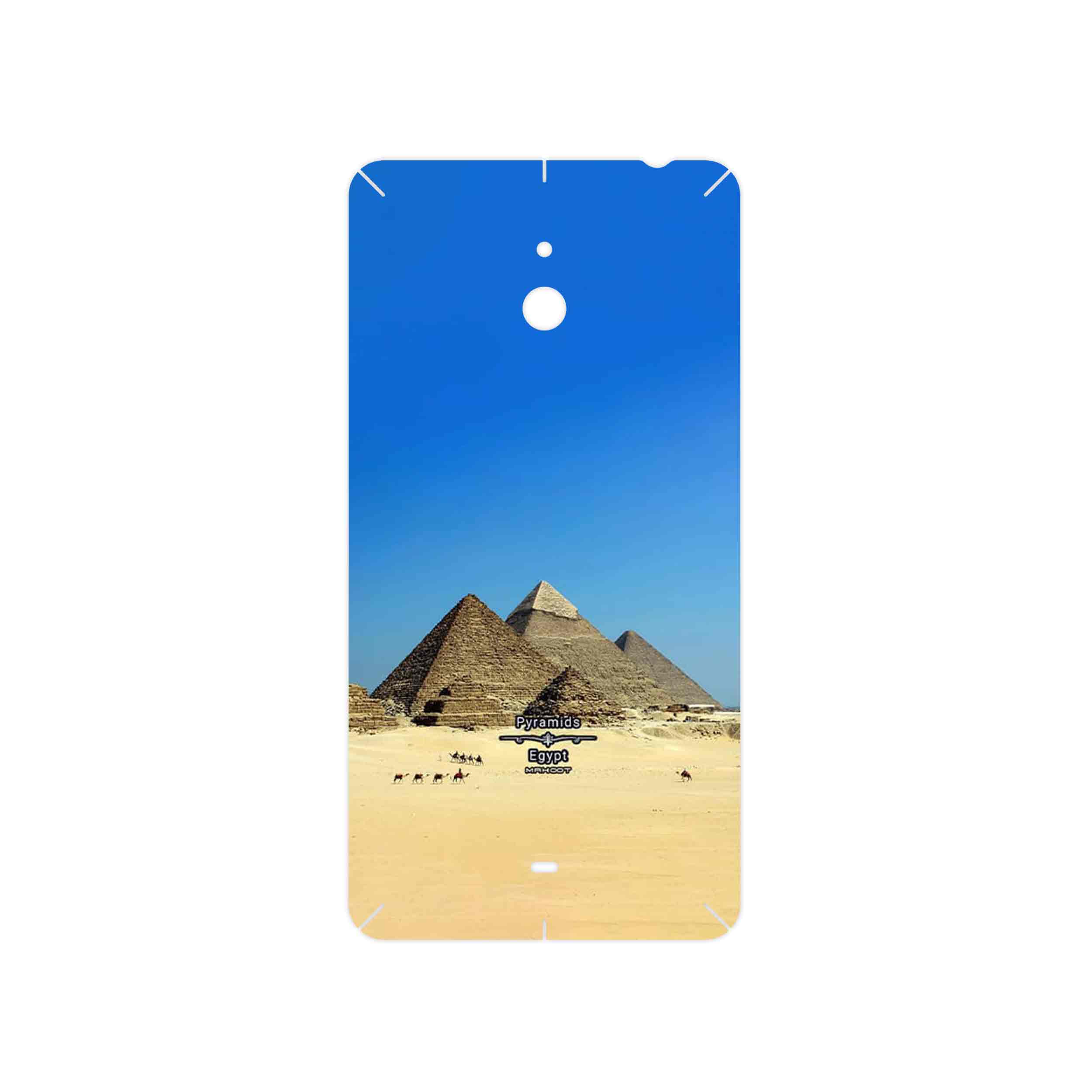 برچسب پوششی ماهوت مدل Pyramids of Egypt مناسب برای گوشی موبایل نوکیا Lumia 1320