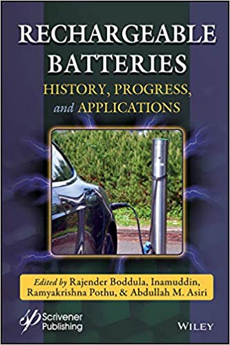 خرید و دانلود نسخه کامل کتاب Rechargeable Batteries: History, Progress, and Applications - PDF