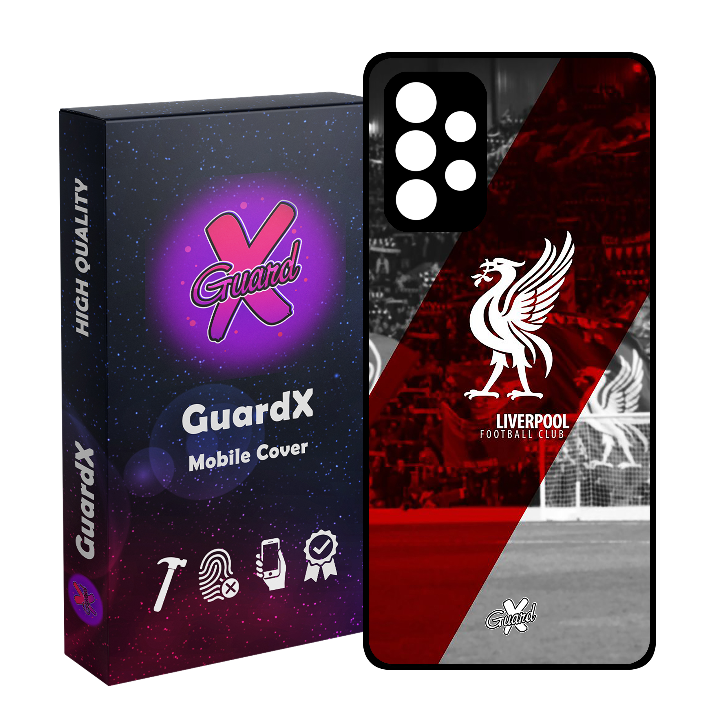 کاور گارد ایکس طرح Liverpool مدل Glass10045 مناسب برای گوشی موبایل سامسونگ Galaxy A53