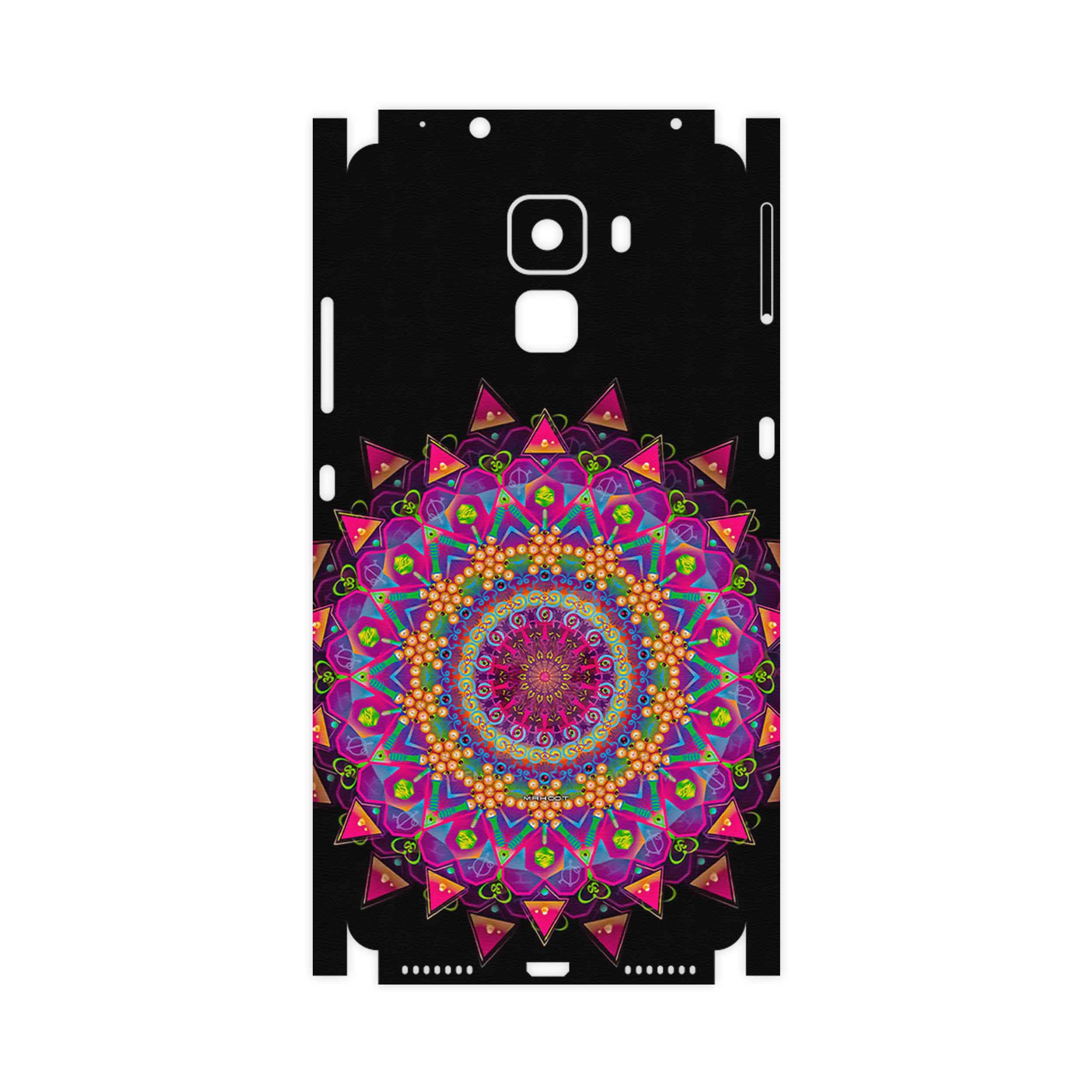 برچسب پوششی ماهوت مدل Mandala Design 5-FullSkin مناسب برای گوشی موبایل آنر 7