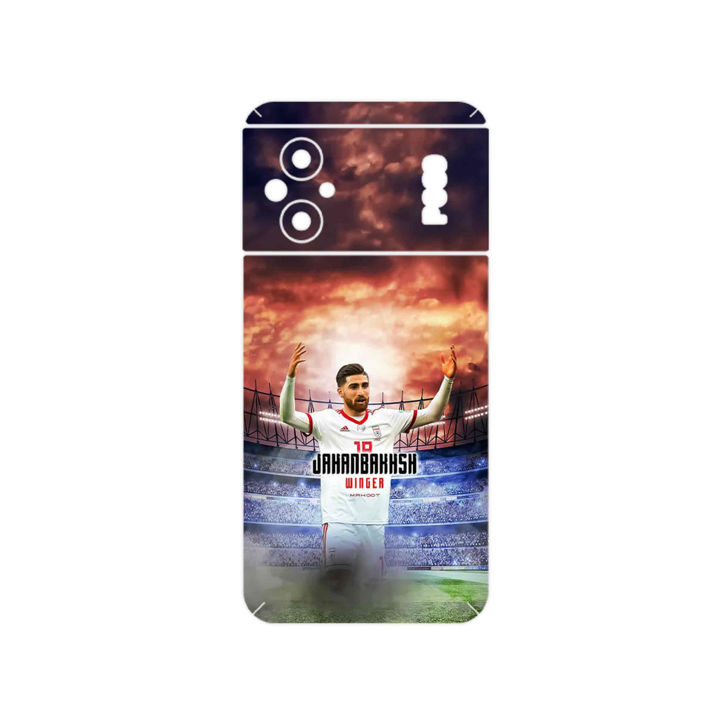 برچسب پوششی ماهوت مدل Alireza Jahanbakhsh مناسب برای گوشی موبایل شیائومی Poco M5