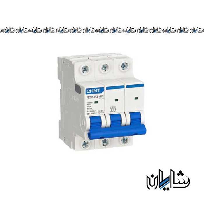 کلید مینیاتوری 20 آمپر سه پل چینت مدل NXB-63