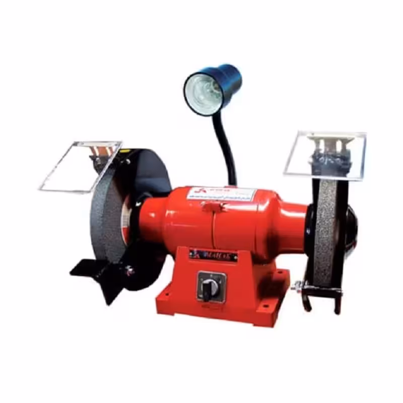ماشین سنگ سنباده 250 میلیمتر تک و سه فاز چراغ دار محک مدل GD 250 HL
