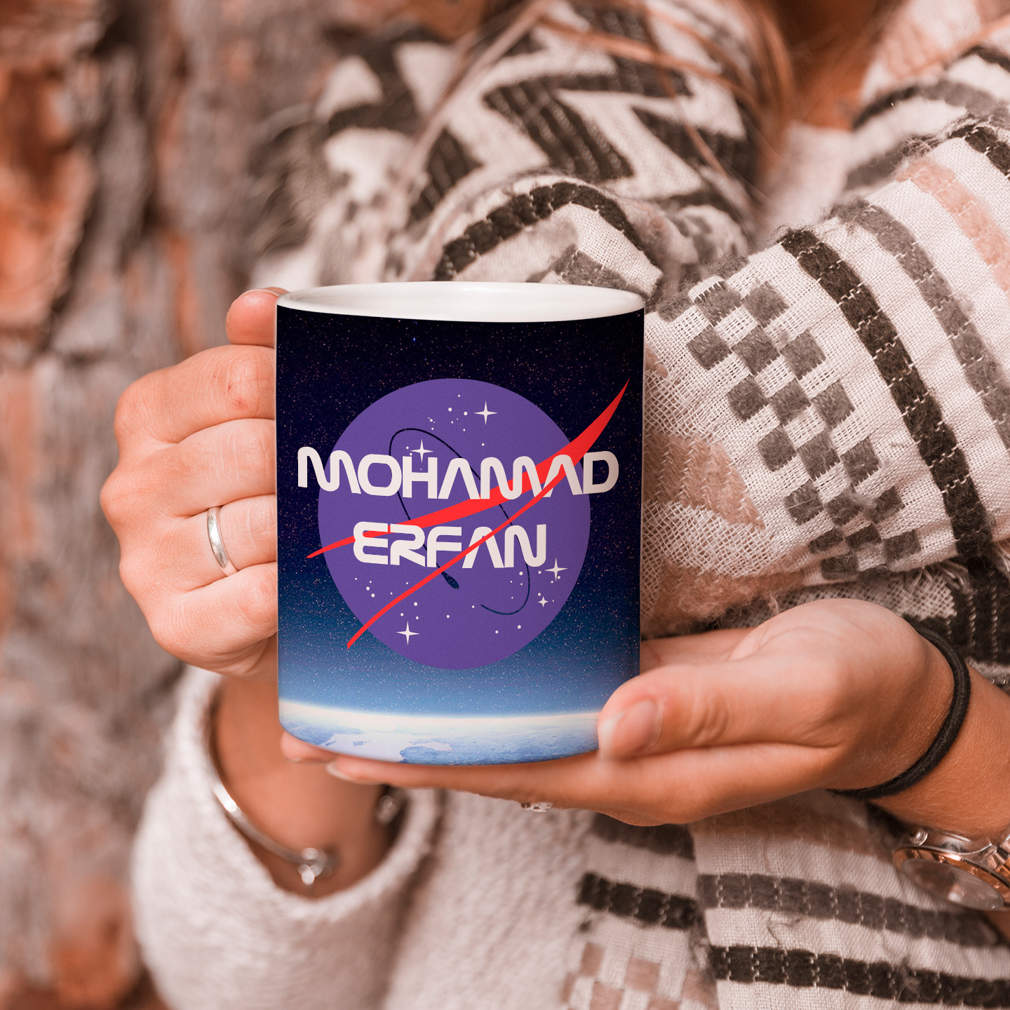 ماگ حرارتی طرح ناسا مدل محمدعرفان