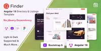دانلود قالب Finder فایندر دایرکتوری و فهرست انگولار