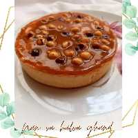 تارت فندق و کارامل