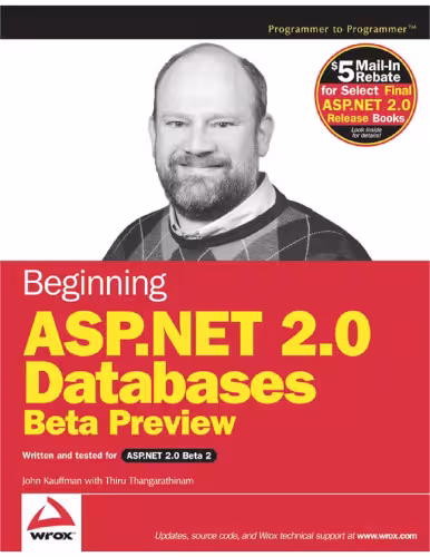 خرید و دانلود نسخه کامل کتاب Beginning ASP.NET 2.0 databases : beta preview