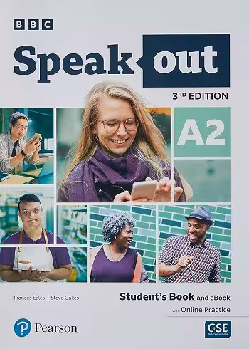 Speak out A2 3rd کتاب اسپیک اوت ویرایش سوم ( چاپ رنگی کتاب دانش آموز با کتاب کار و سی دی)