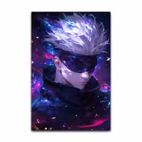 تابلو شاسی گوفی انیمه جوجوتسو کایزن مدل گوجو ساتورو Gojo Satoru Jujutsu Kaisen Anime کد BLIND54 | دنیای قاب