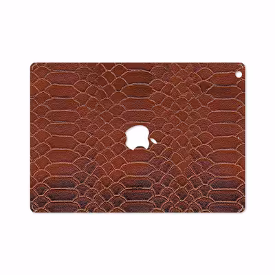 برچسب پوششی ماهوت مدل Brown-Snake-Leather مناسب برای تبلت اپل iPad Air 2013 A1475