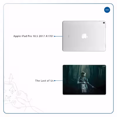 برچسب پوششی ماهوت مدل The Last of Us مناسب برای تبلت اپل iPad Pro 10.5 2017 A1701