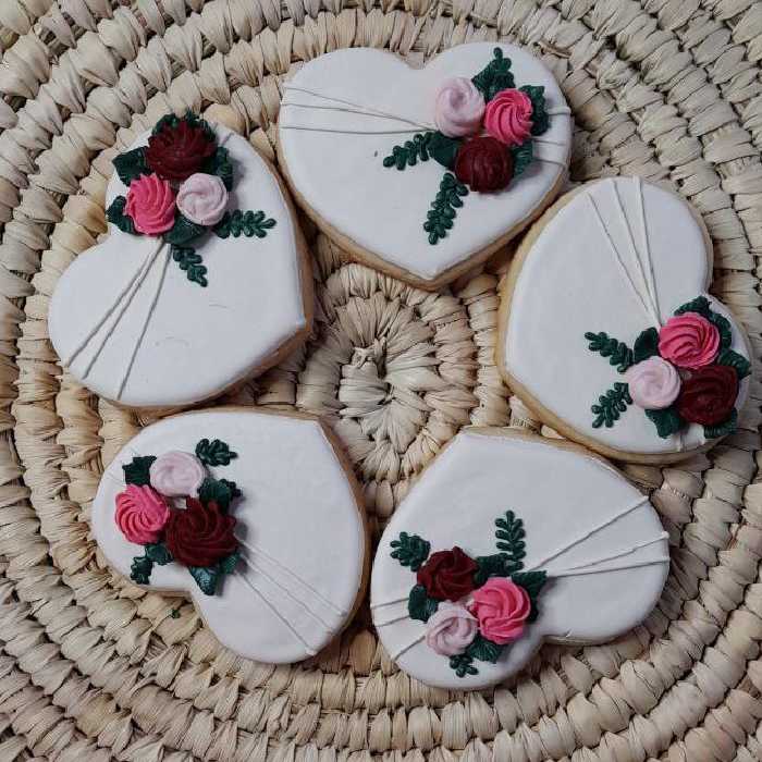 کوکی وانیلی دکوراتیو 5 عددی، گیفت مناسبتی 