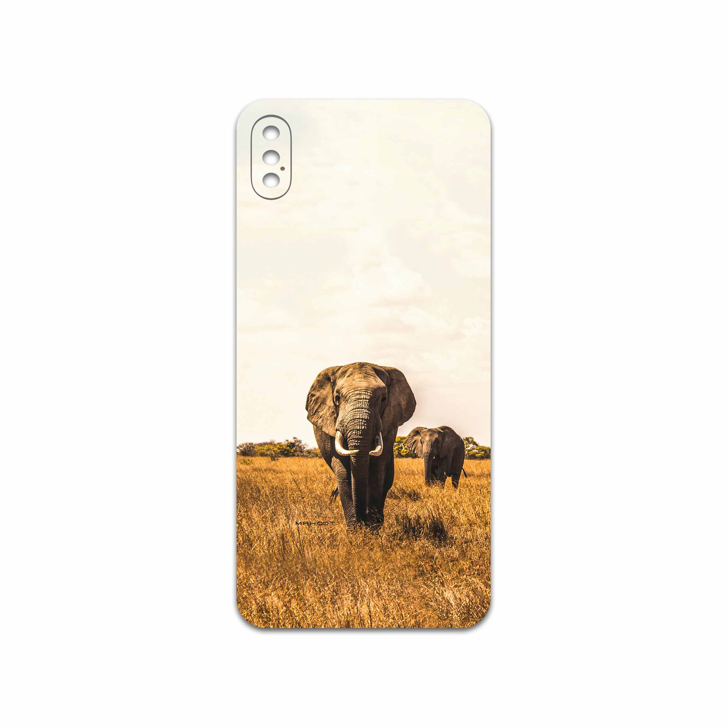 برچسب پوششی ماهوت مدل Elephant مناسب برای گوشی موبایل اپل iPhone XS Max