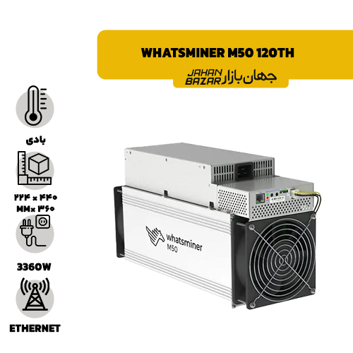 ماینر واتس ماینر WhatsMiner M50 120Th