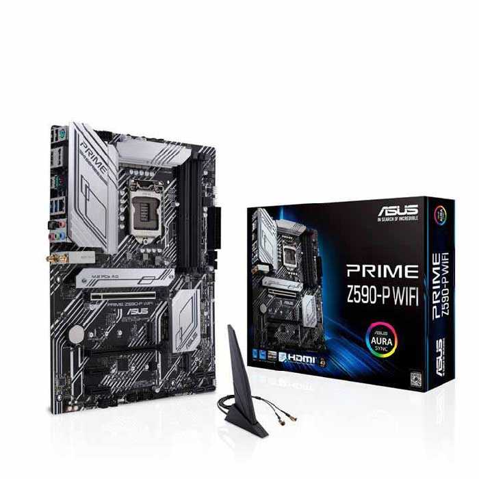 خرید مادربرد ایسوس MotherBoard ASUS PRIME Z590 P WIFI با بهترین قیمت