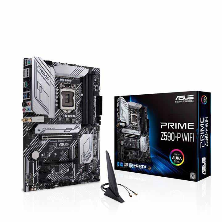 خرید مادربرد ایسوس MotherBoard ASUS PRIME Z590 P WIFI با بهترین قیمت