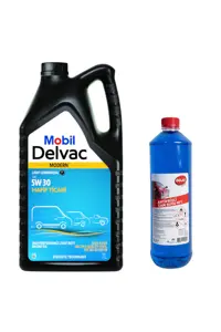 روغن و مکمل موتور DELVAC MODERN LIGHT COMMERCIAL T 5W 30 7 L UT: 2023 موبیل اورحینال Mobil