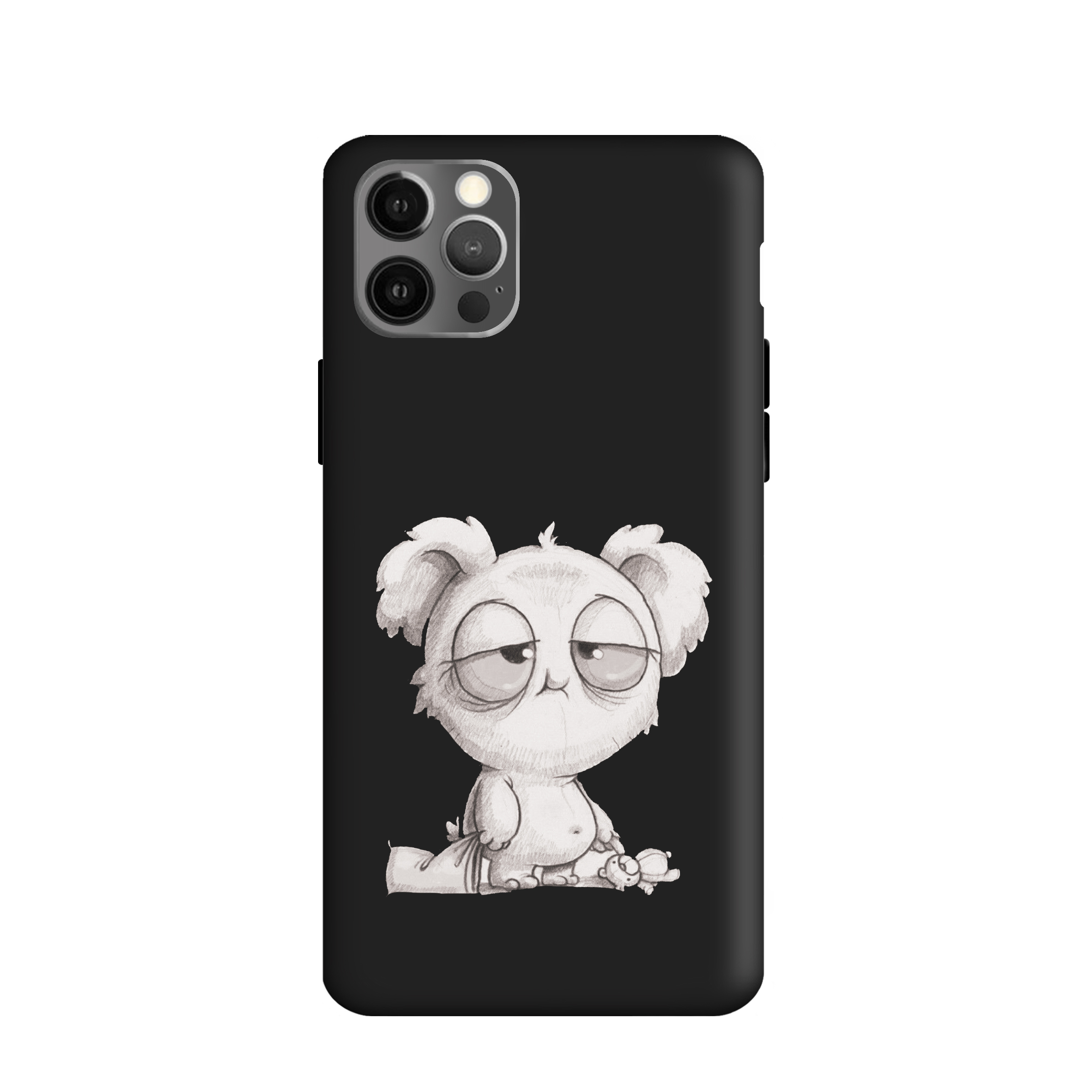 کاور طرح خرس خسته کد u4635 مناسب برای گوشی موبایل اپل iphone 12promax 