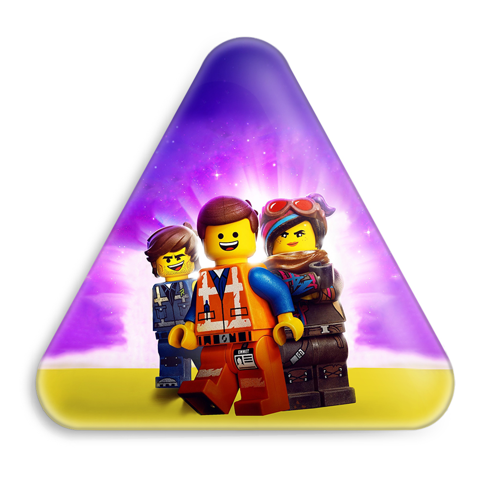 پیکسل خندالو طرح انیمیشن LEGO مدل مثلثی کد 3760