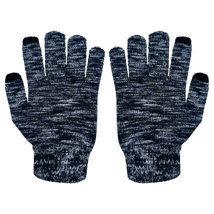 دستکش بافتنی تارتن مدل 38019 رنگ سرمه ای