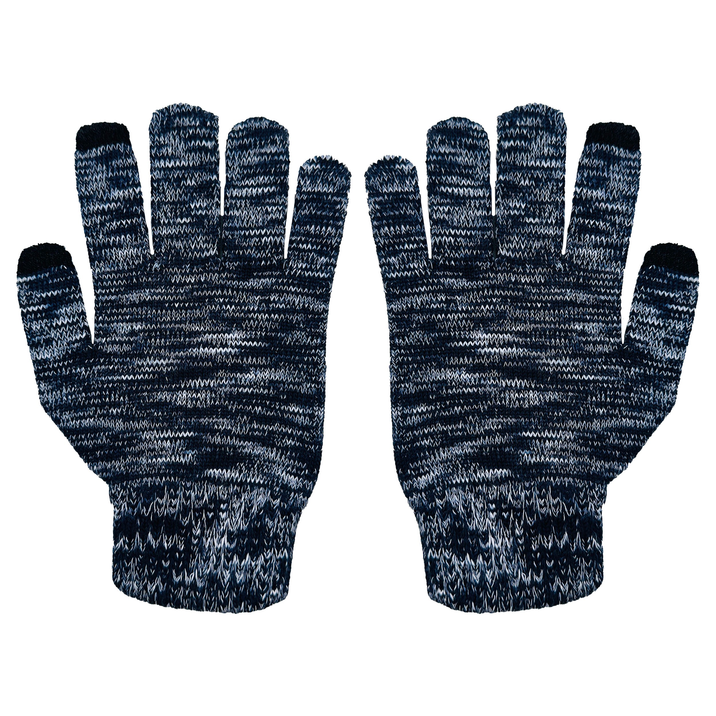 دستکش بافتنی تارتن مدل 38019 رنگ سرمه ای