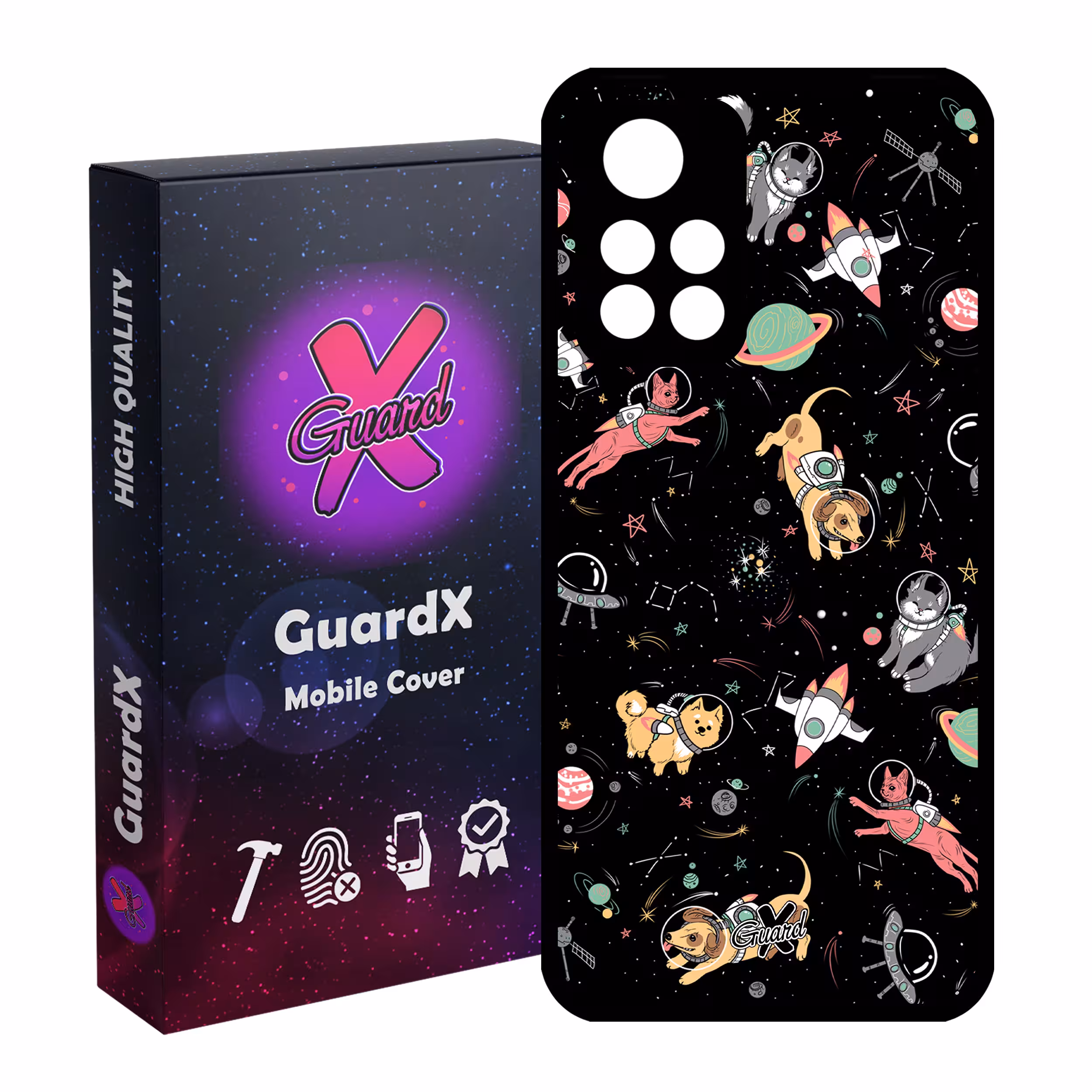 کاور گارد ایکس طرح Pet مدل Glass10157 مناسب برای گوشی موبایل شیائومی Poco M4 Pro 5G/Redmi Note 11T 5G/Redmi Note 11S 5G