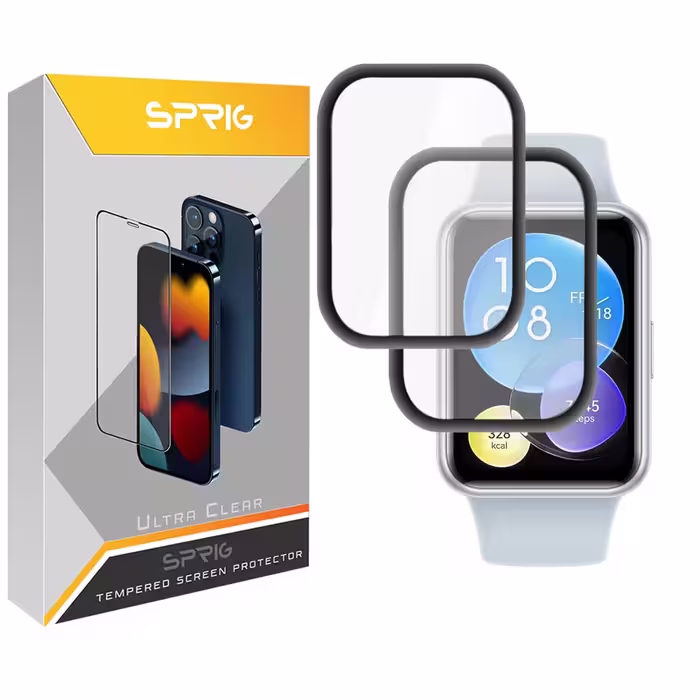 محافظ صفحه نمایش نانو اسپریگ مدل SPG مناسب برای ساعت هوشمند هوآوی Watch FIT بسته دو عددی