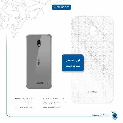 برچسب پوششی ماهوت مدل Gloss Transparent مناسب برای گوشی موبایل نوکیا 2.2
