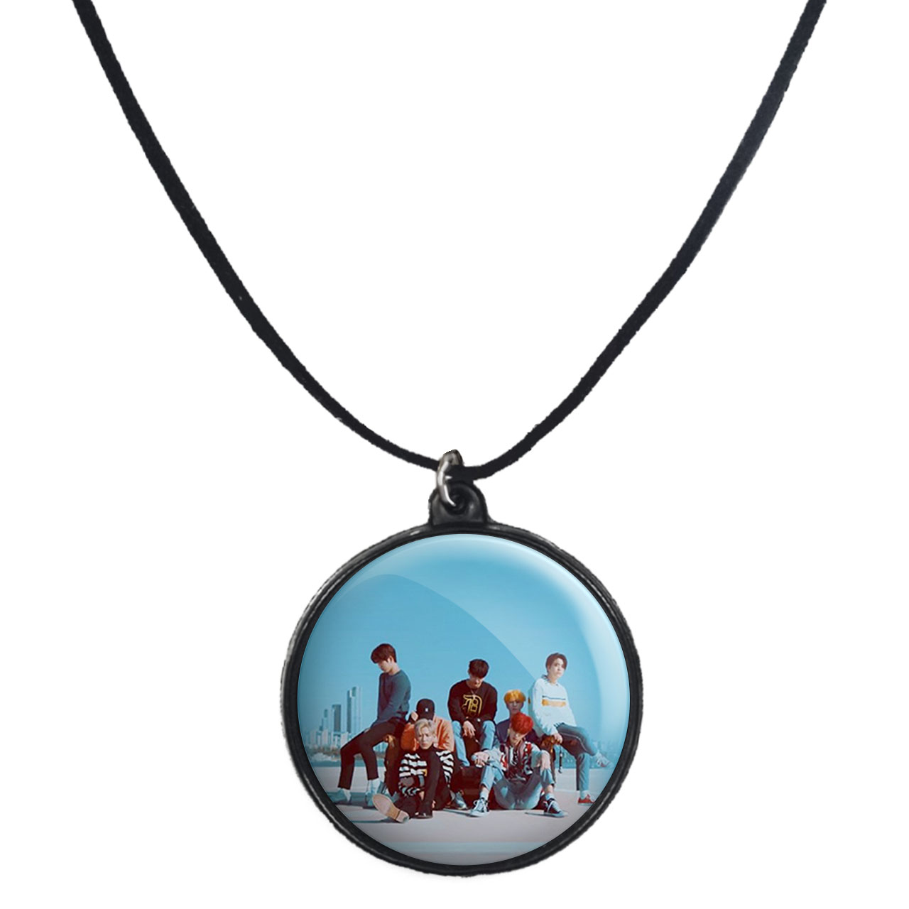 گردنبند پرمانه طرح GOT7 کد pmb.19032 مدل دو طرفه