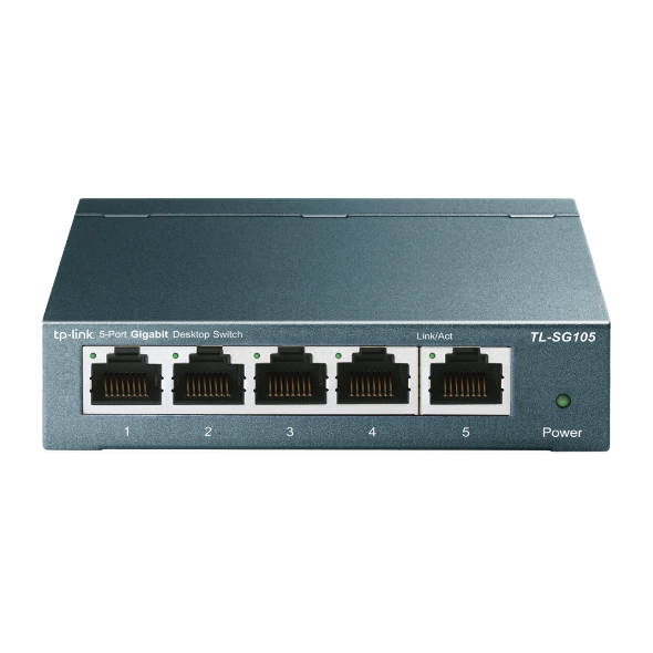 سوئیچ 5 پورت گیگابیتی و دسکتاپ تی پی لینک مدل TL-SG105 - دوسو آی تی