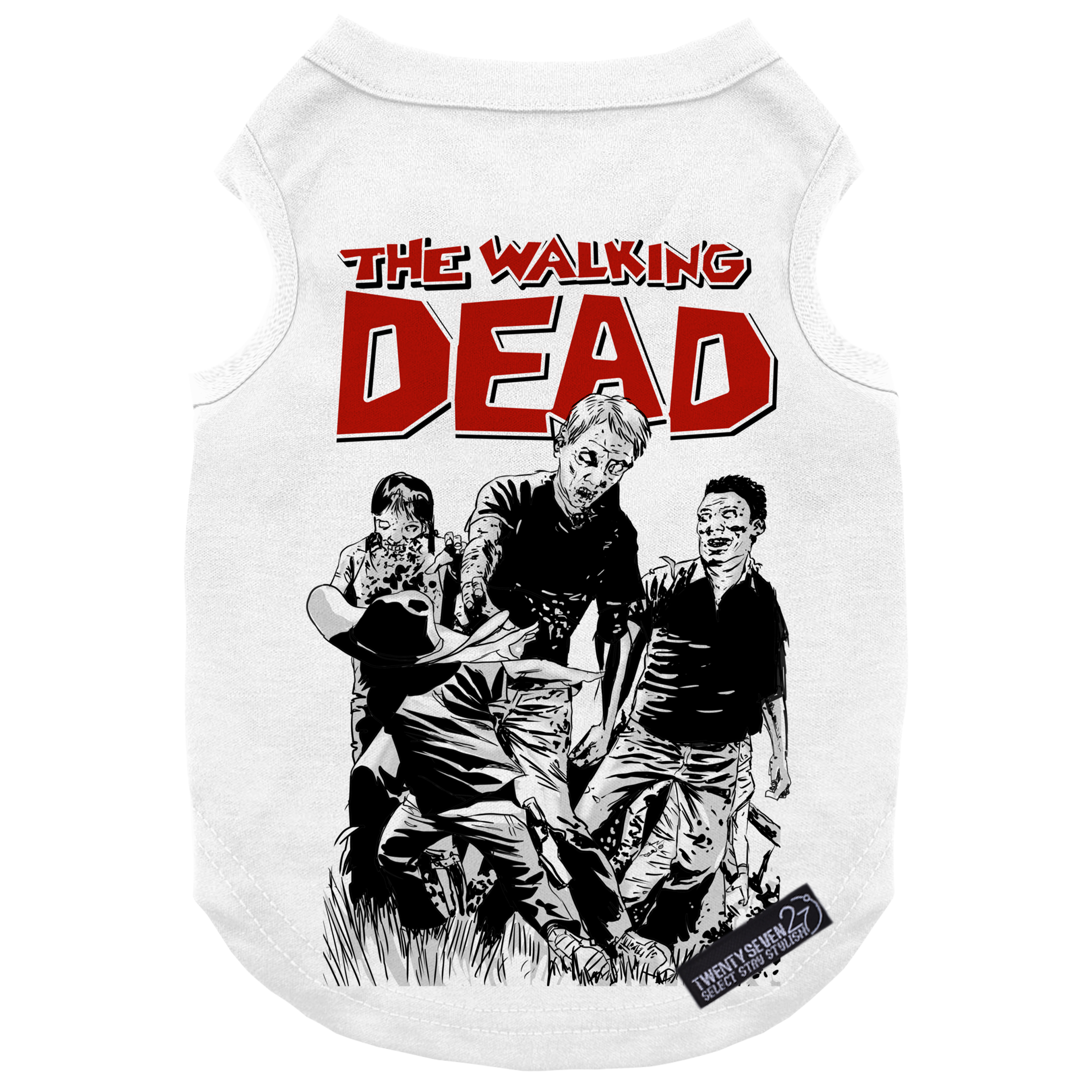 لباس سگ و گربه 27 طرح The Walking Dead کد MH767 سایز XL
