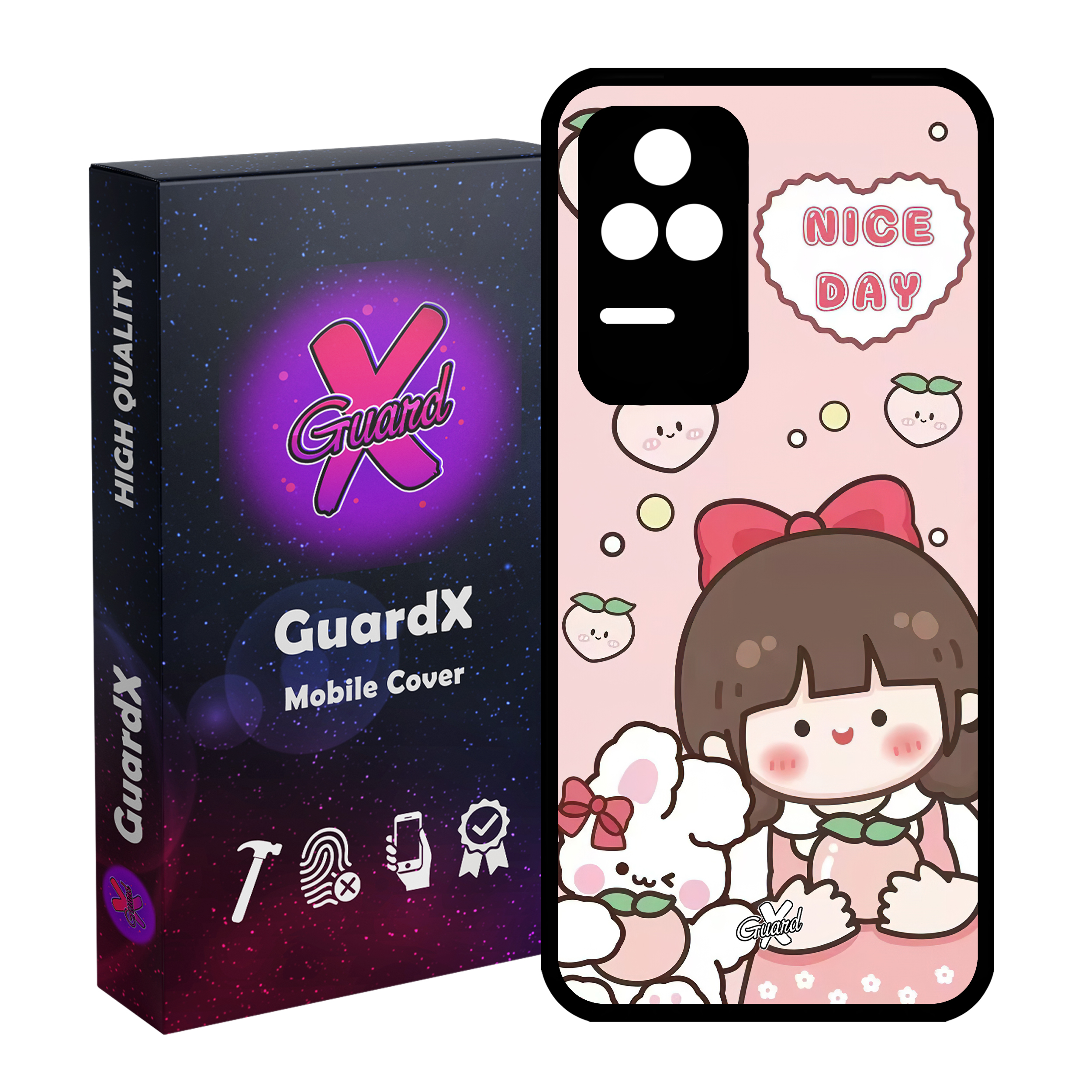 کاور گارد ایکس طرح دختر مدل Glass10522 مناسب برای گوشی موبایل شیائومی Poco F4/Redmi K40S