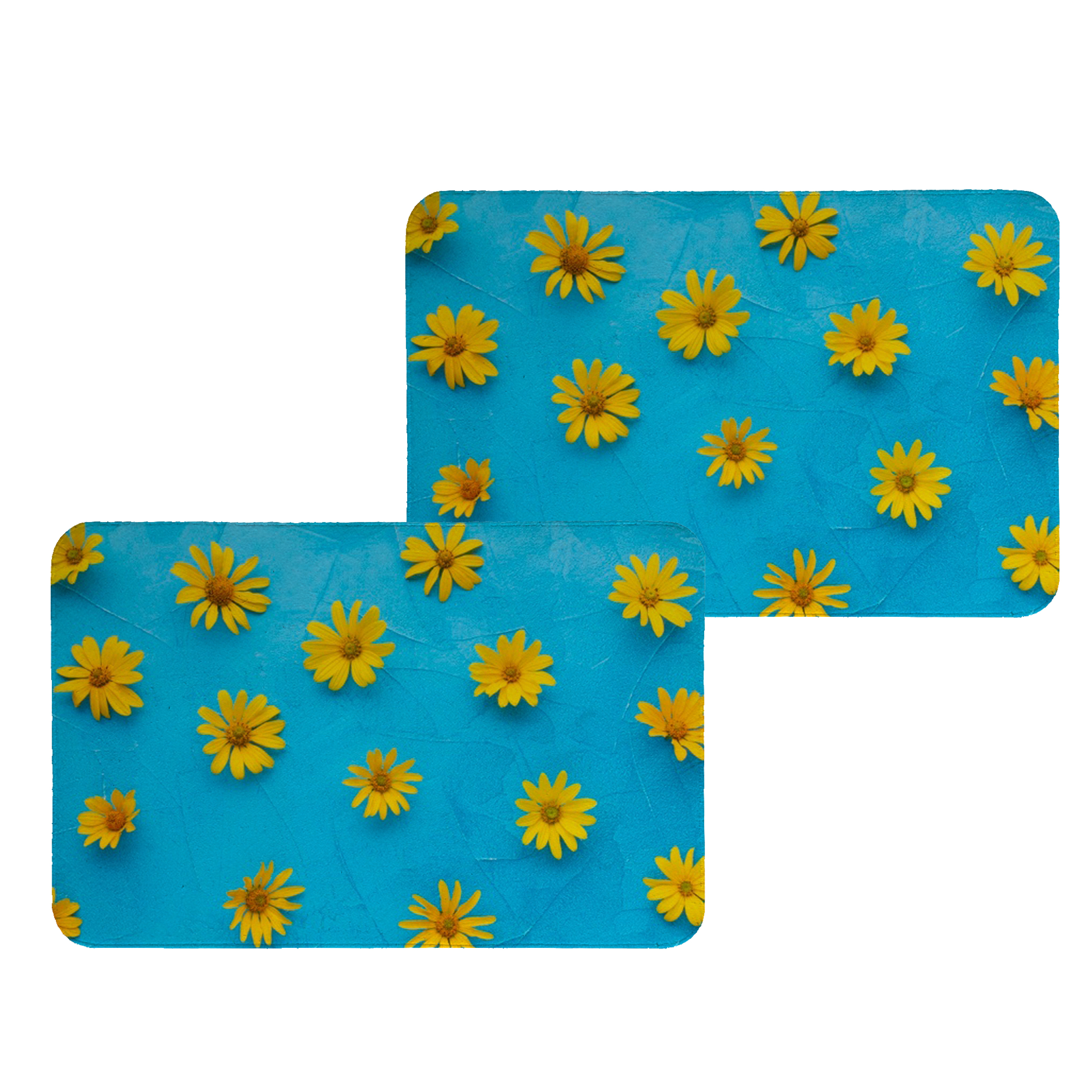 زیربشقابی طرح گل کد 8132 مجموعه 2عددی