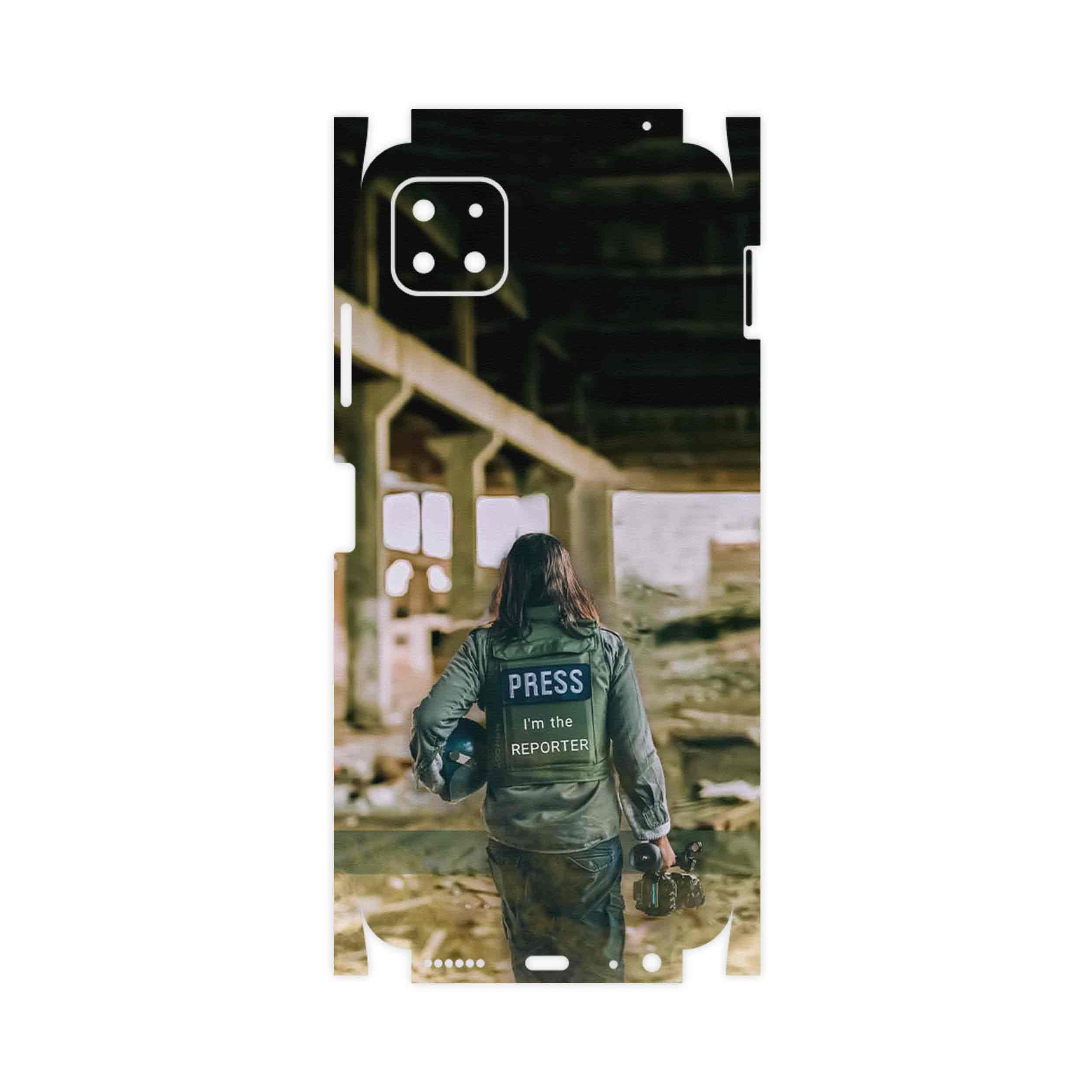 برچسب پوششی ماهوت مدل Reporter-FullSkin مناسب برای گوشی موبایل سامسونگ Galaxy A22 5G